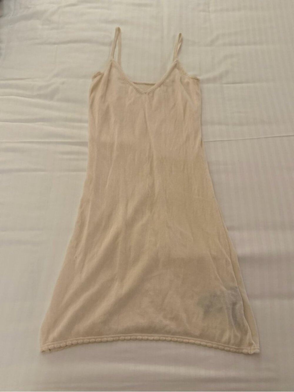 Zadid & Volatire Ivory Cream Sweater Knit Dress